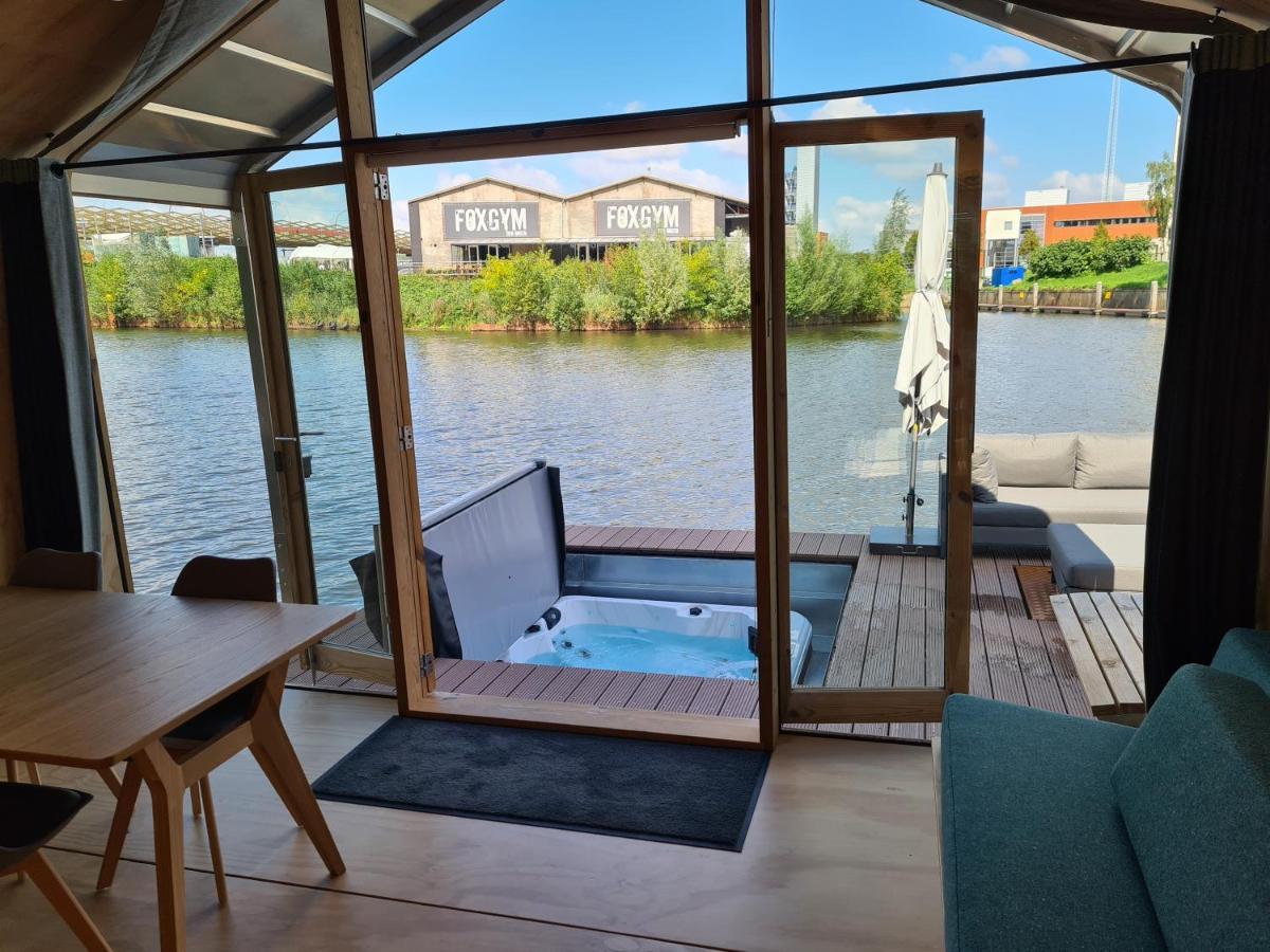 Вилла Wikkelboats @ Tramkade Den Bosch Orthen Экстерьер фото