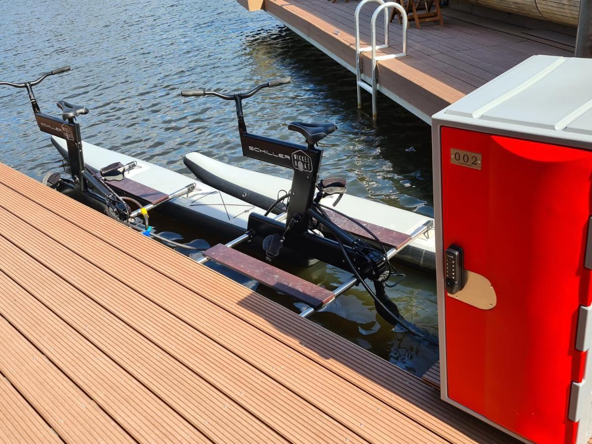 Вилла Wikkelboats @ Tramkade Den Bosch Orthen Экстерьер фото